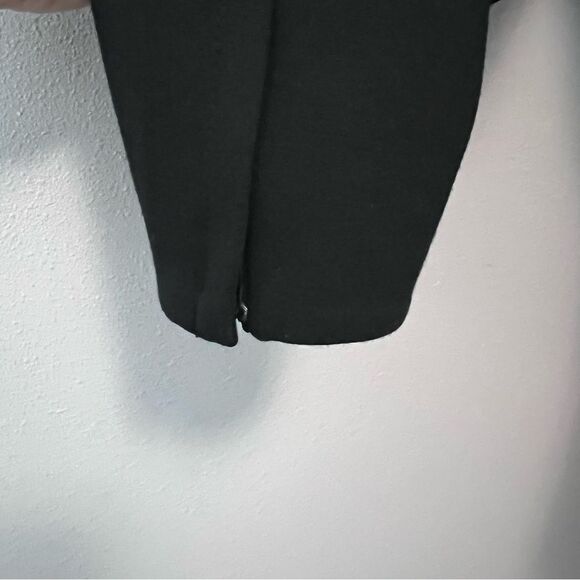 Theory Black Mariony Collar Zip Up Jacket Blazer Size 8 - Picture 6 of 10